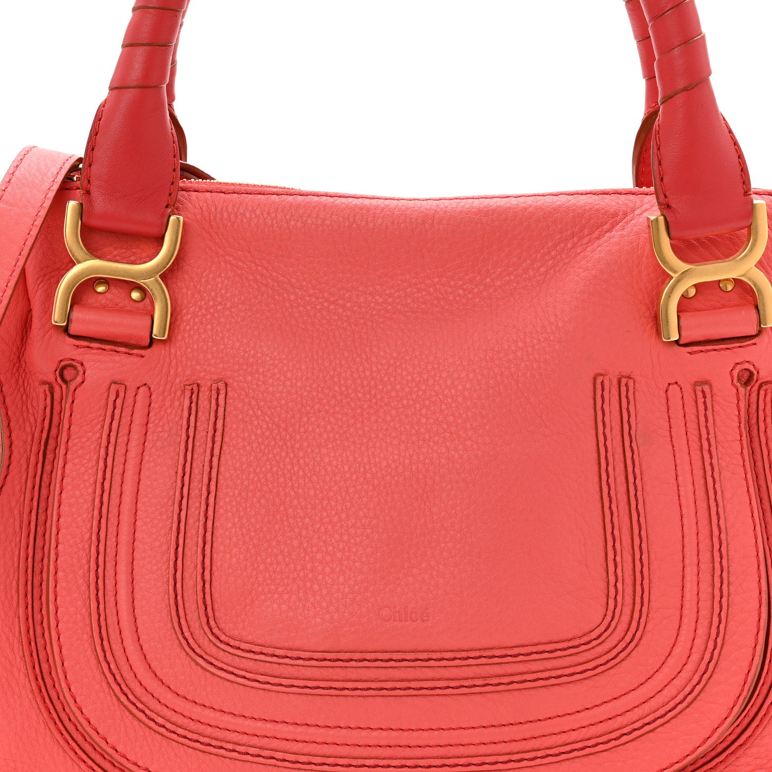 Chloe Calfskin Small Marcie Satchel Paradise Pink 14 of 19