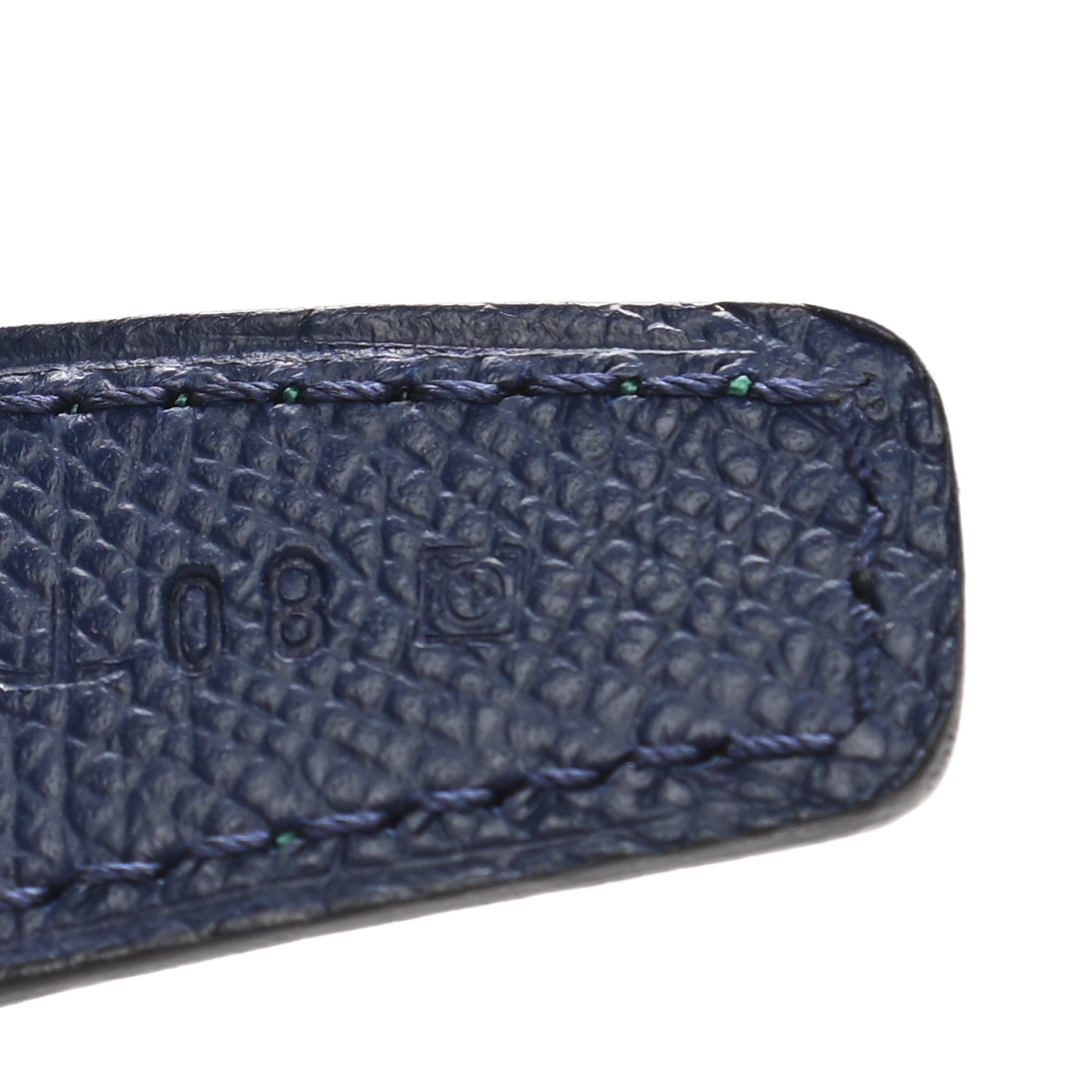 Hermes Swift Epsom 32mm Belt Strap 80 Malachite Bleu Saphir 7 of 7