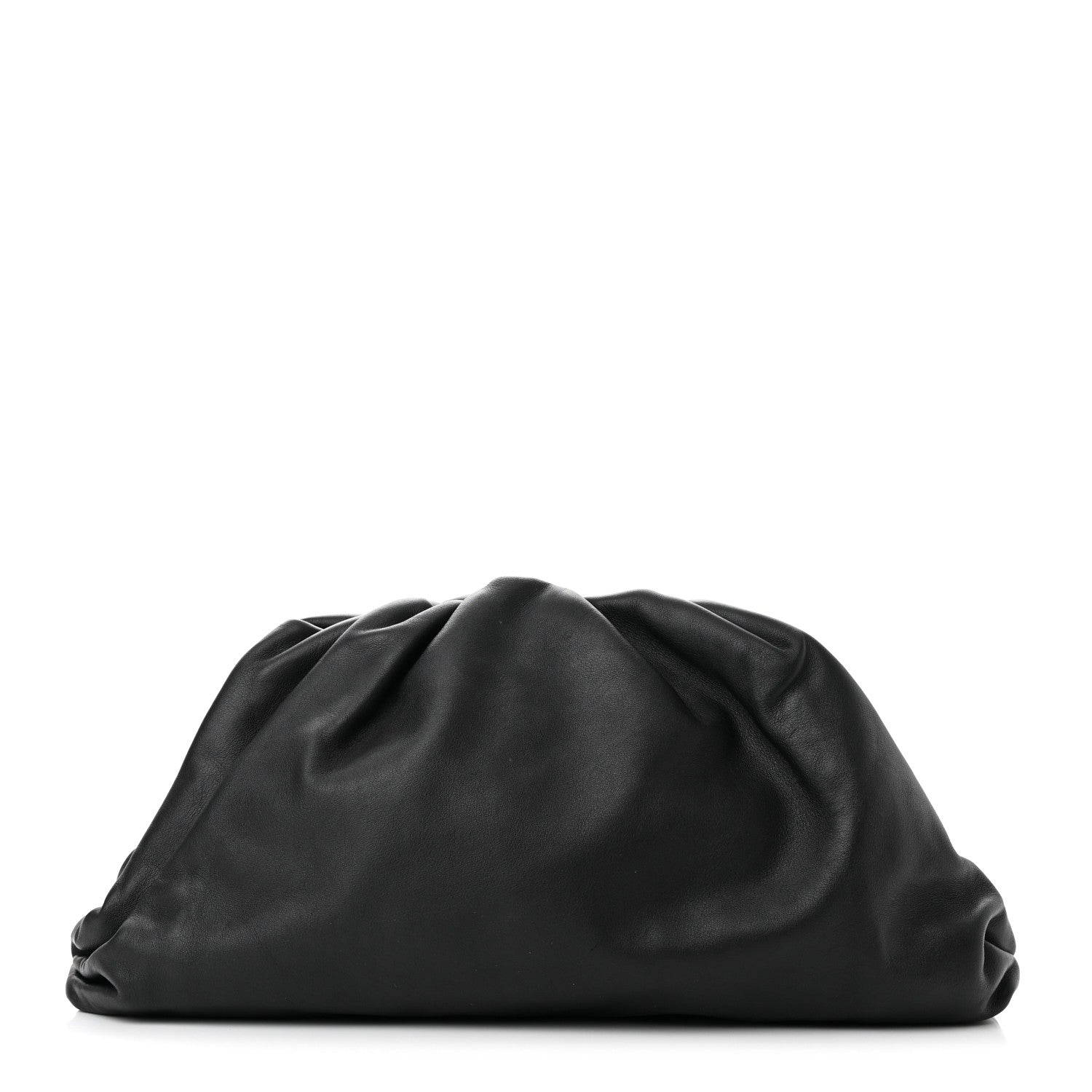 Bottega Veneta Smooth Butter Calf The Pouch Oversized Clutch Black 1 of 9