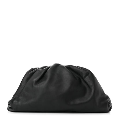 Bottega Veneta Smooth Butter Calf The Pouch Oversized Clutch Black 1 of 9