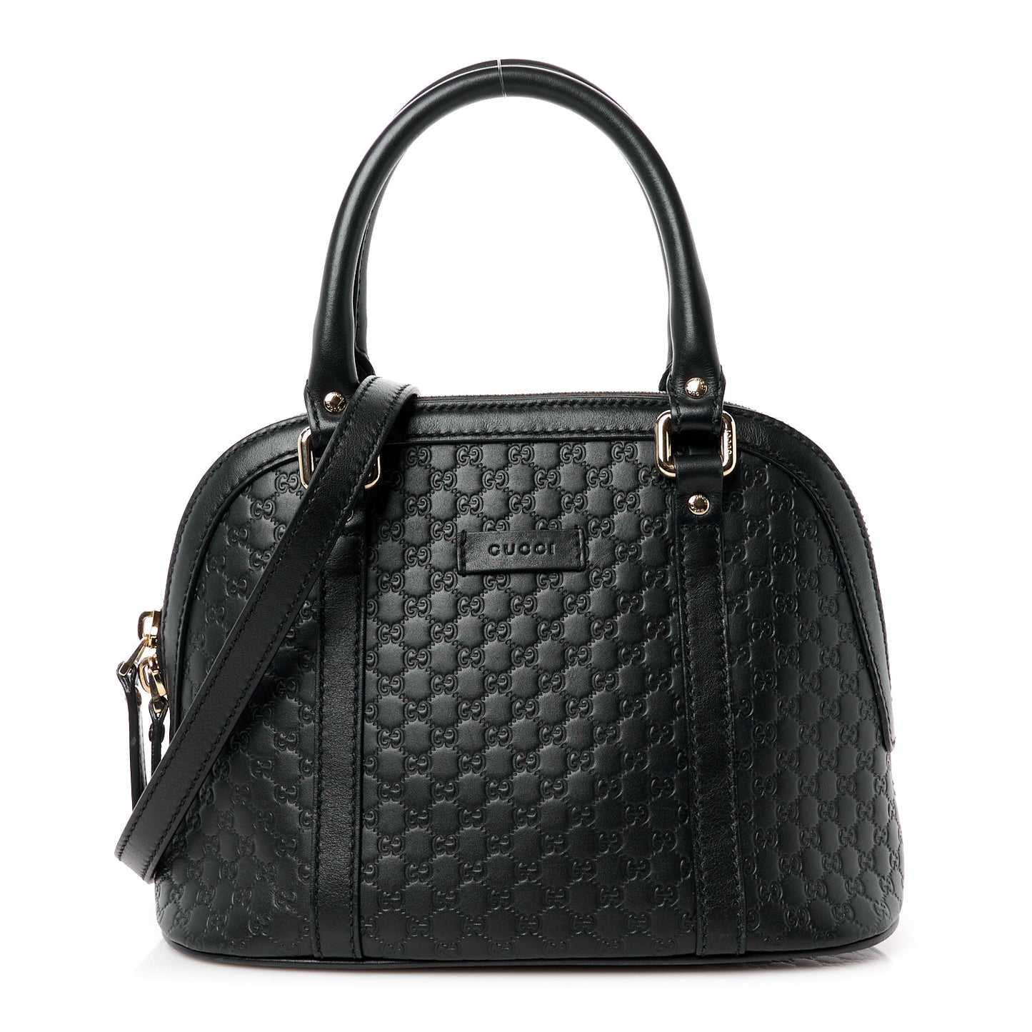 Microguccissima Mini Dome Bag Black
