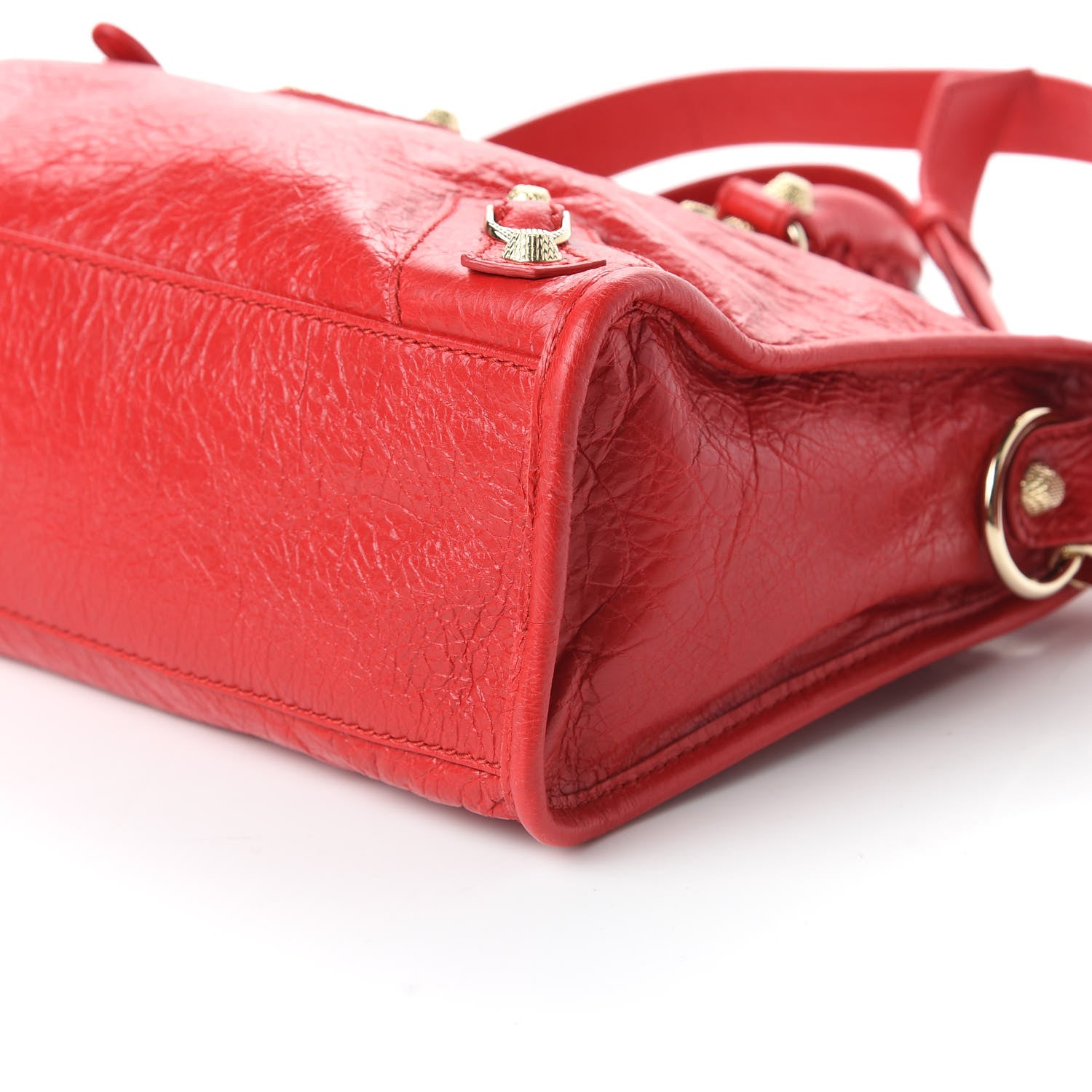 Balenciaga Agneau Giant 12 Gold Hardware S City Rouge Cardinal 7 of 10