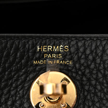 Hermes Taurillon Clemence Mini Lindy 20 Black 6 of 11