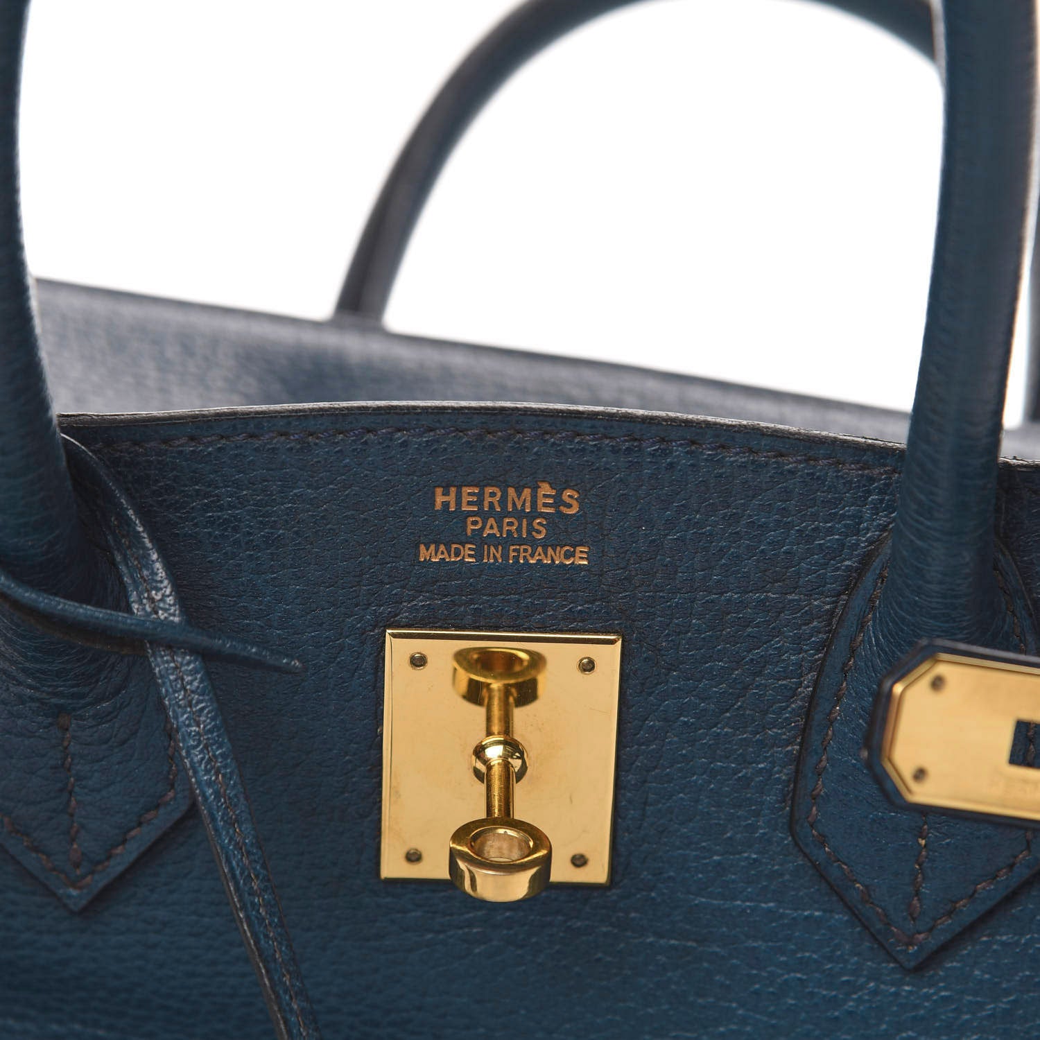 Hermes Chevre Mysore Birkin 30 Bleu De Prusse 19 of 21