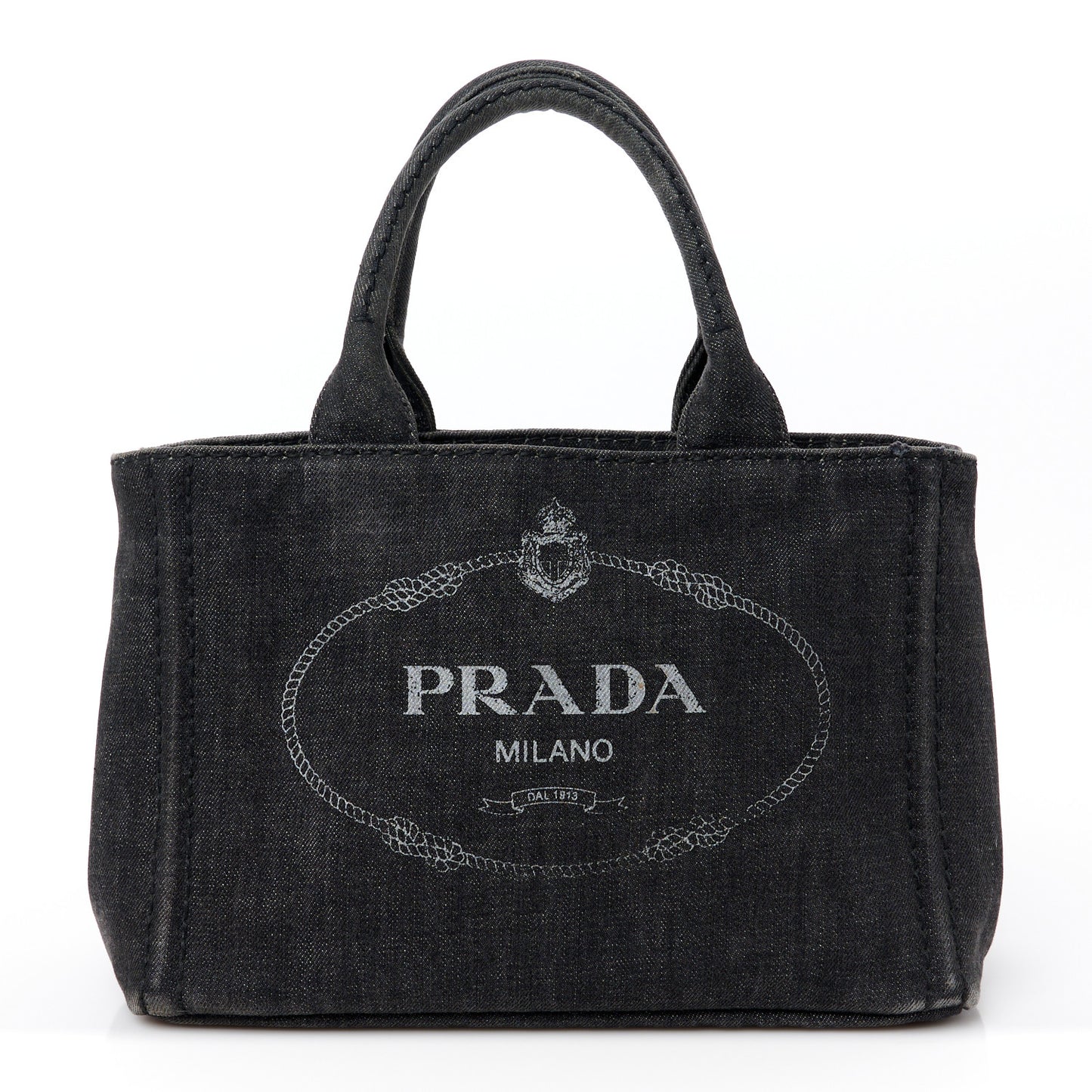 Canapa Small Logo Tote Black