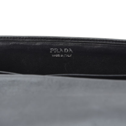 Prada Nappa Gaufre Wallet On Chain Black 10 of 12