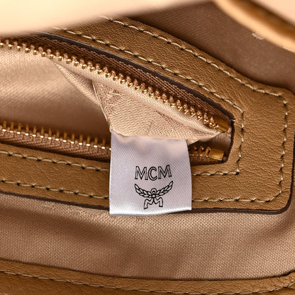 MCM Visetos Studded Small Dual Stark Backpack Beige 7 of 10