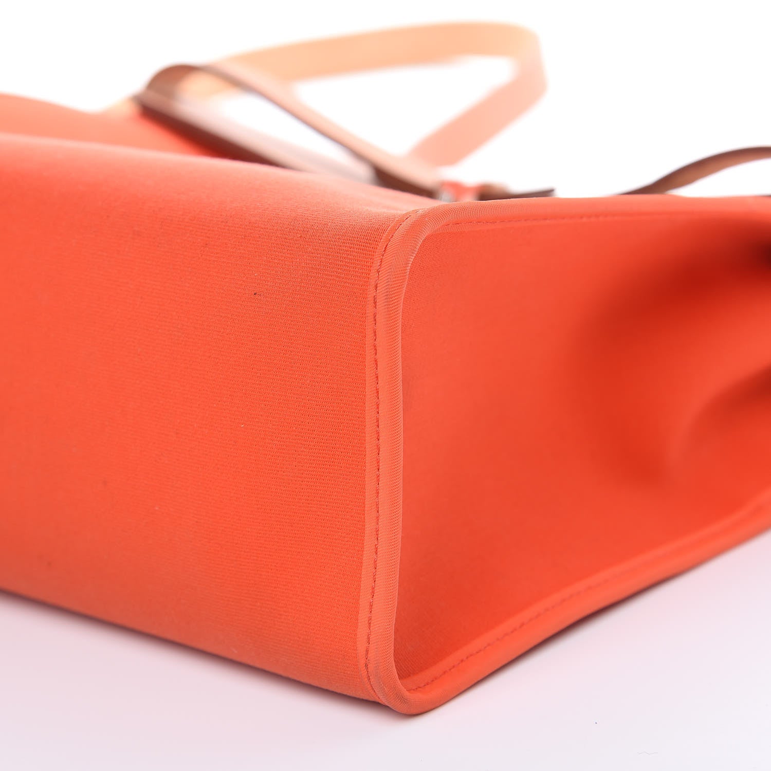 Hermes Vache Hunter Toile Herbag Zip 31 PM Capucine Fauve 8 of 15
