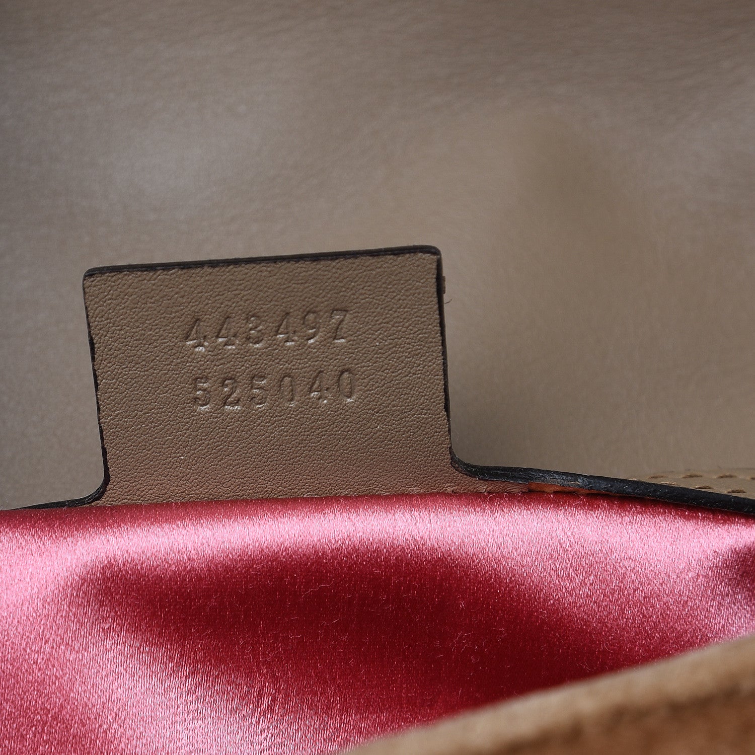 Gucci Velvet Matelasse Small GG Marmont Shoulder Bag Taupe 6 of 10