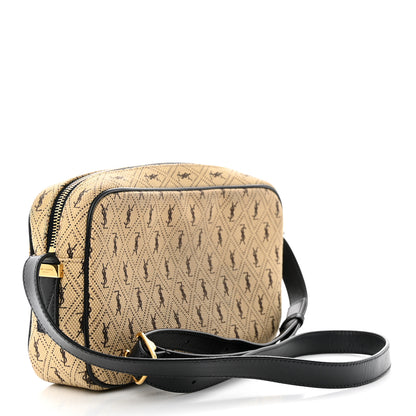 Saint Laurent Canvas Monogram All Over Camera Bag Beige 3 of 12
