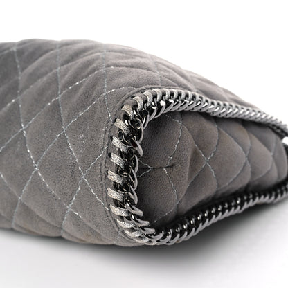 Stella McCartney Shaggy Deer Quilted Small Falabella Tote Light Grey 9 of 11
