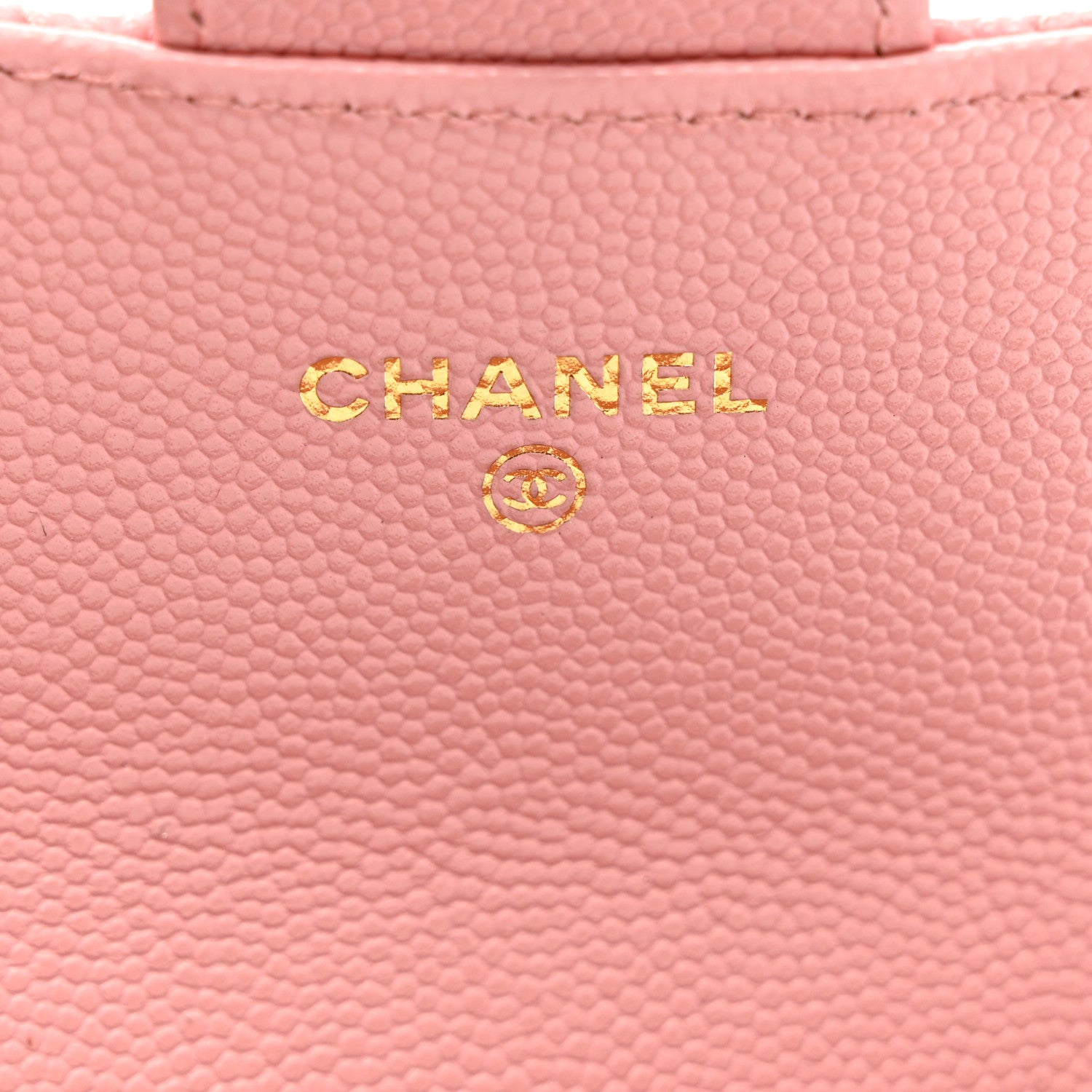 Chanel Caviar Quilted Flap Card Holder Wallet Light Pink 7 of 8