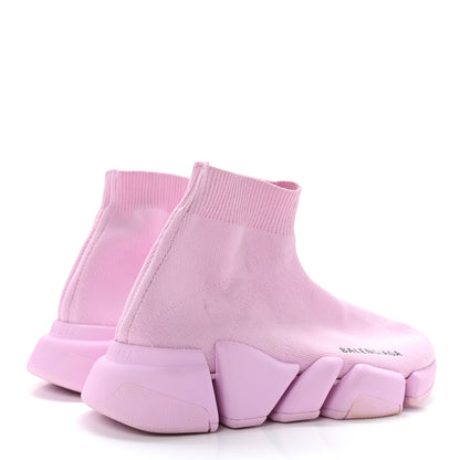 Balenciaga Technical 3D Recycled Knit Womens Speed 2.0 Sneakers 36 Monocolor Light Pink 4 of 10