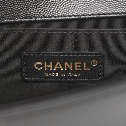 Chanel Caviar Quilted Medium Boy Flap Black 6 of 10