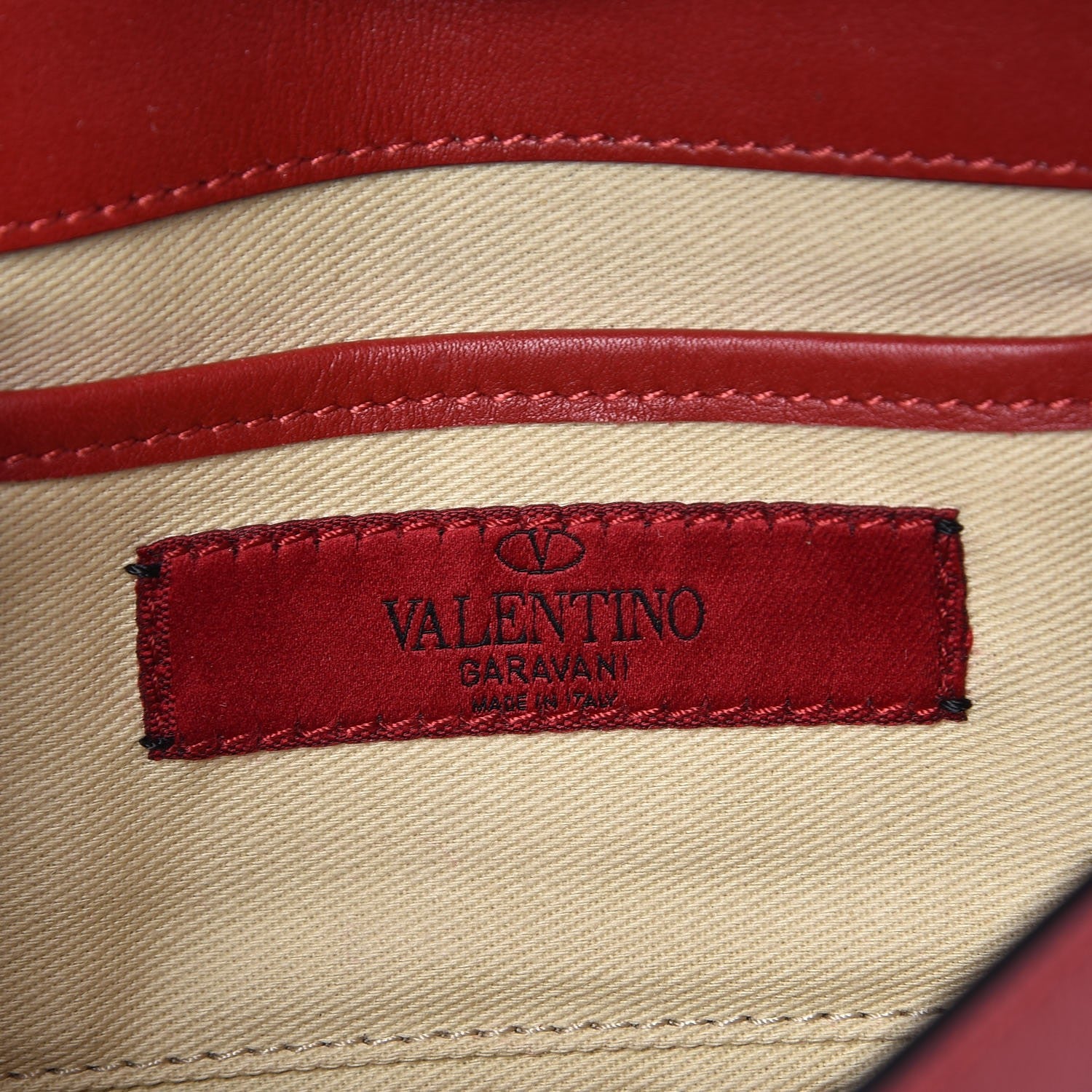 Saint Laurent VALENTINO Vitello Rockstud Mini Crossbody Bag Red 6 of 6