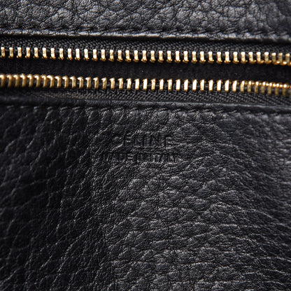 Celine Crisped Calfskin Medium Tie Knot Tote Black 6 of 17