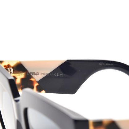 Fendi Facets Square Sunglasses FF 0263/S Blue 5 of 7