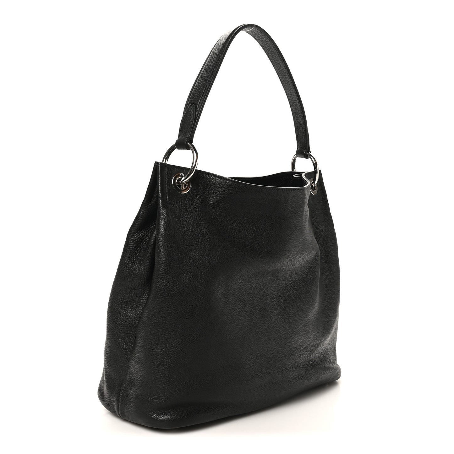 Vitello Daino Hobo Black