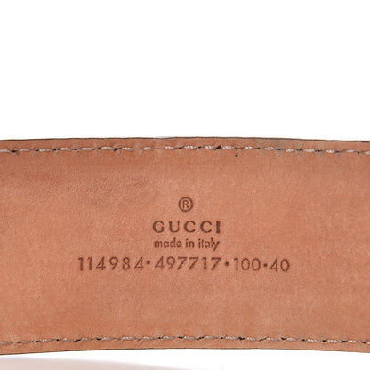 Gucci Guccissima Interlocking G Belt 100 40 Brown 6 of 6