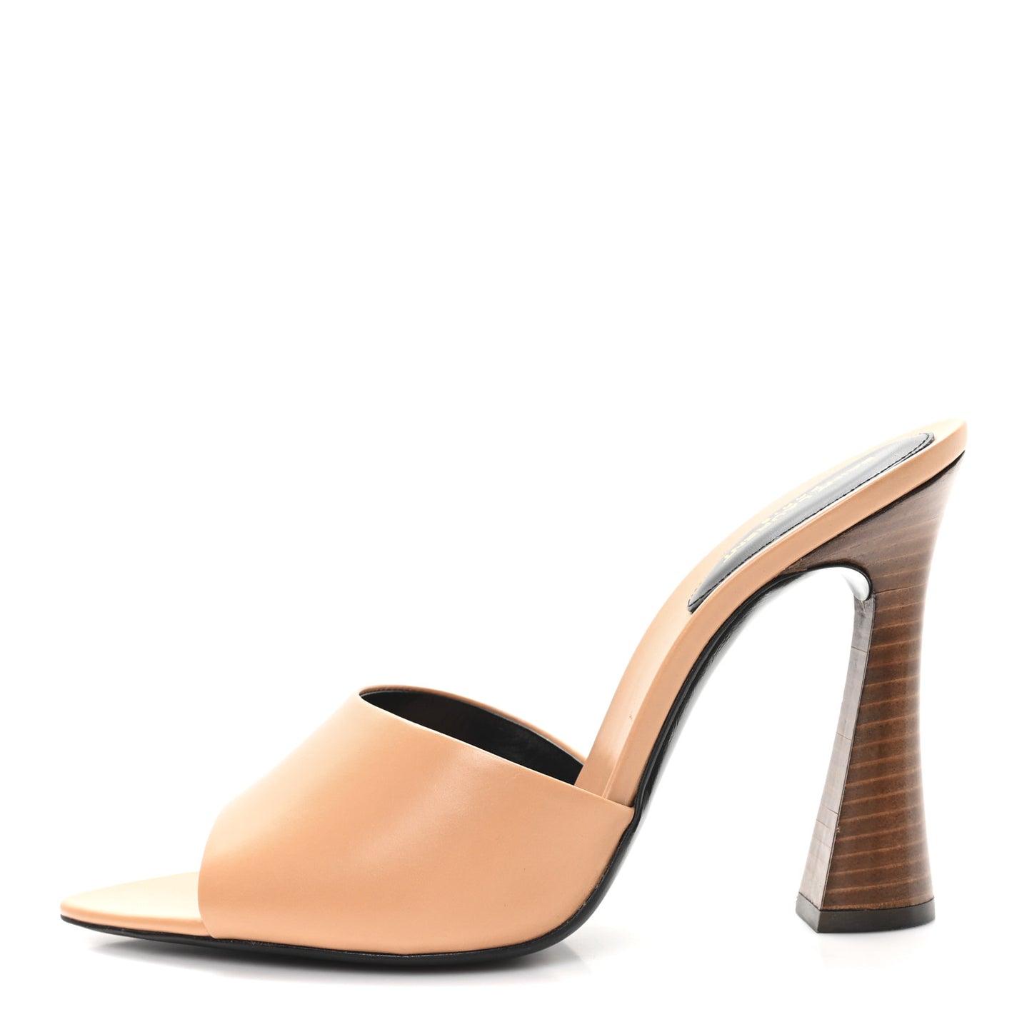 Calfskin Gippy 105 Mule Sandals 40 Bisque