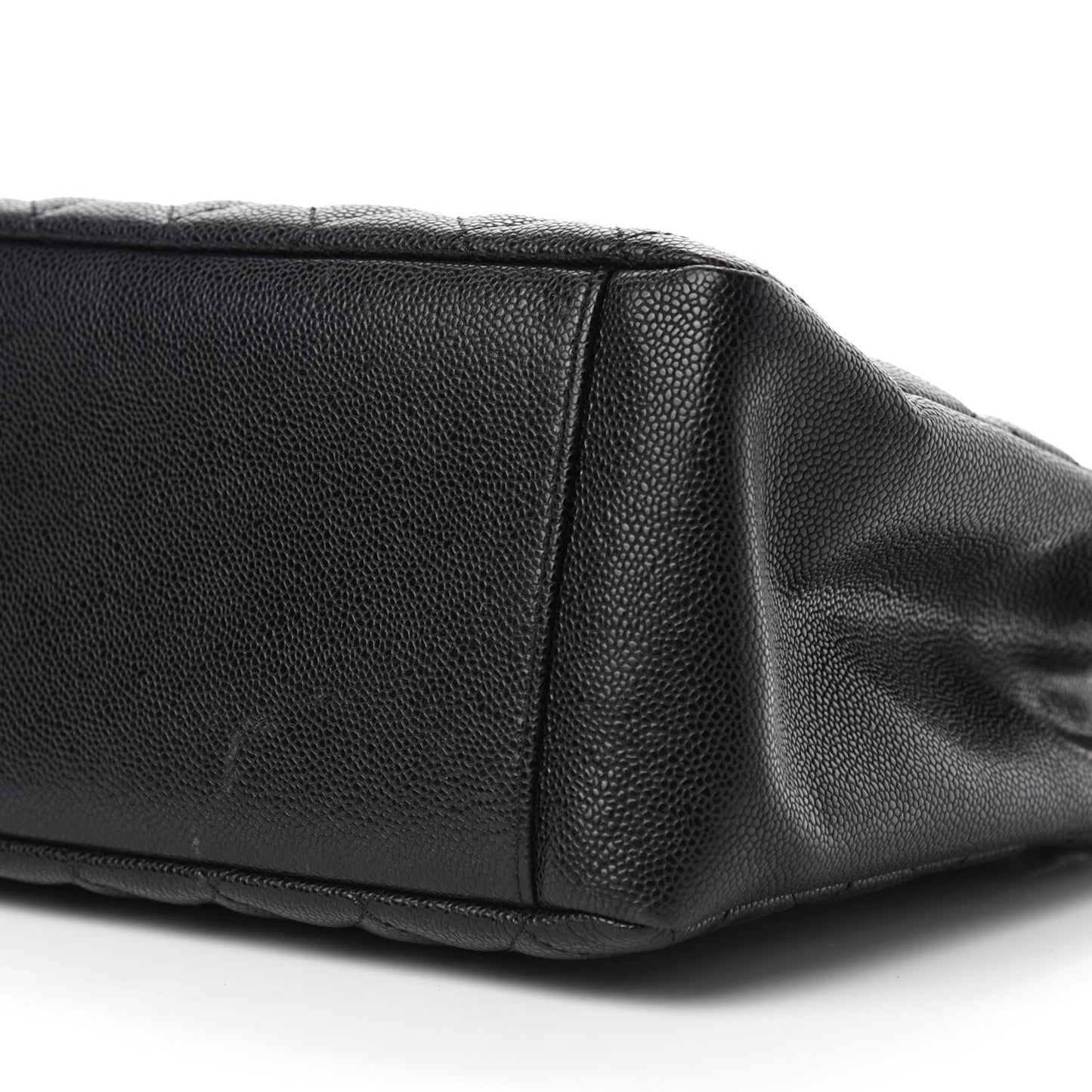 Caviar Quilted Grand Shopping Tote GST Black