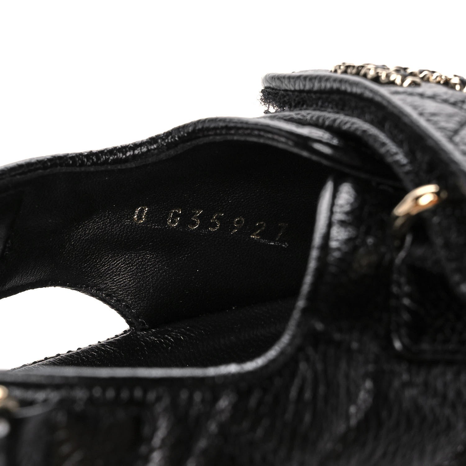 Chanel Grained Calfskin Velcro Dad Sandals 37.5 Black 8 of 10