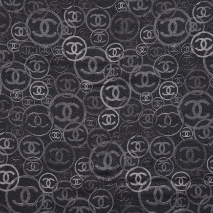 Chanel Cashmere CC Scarf Grey 4 of 6