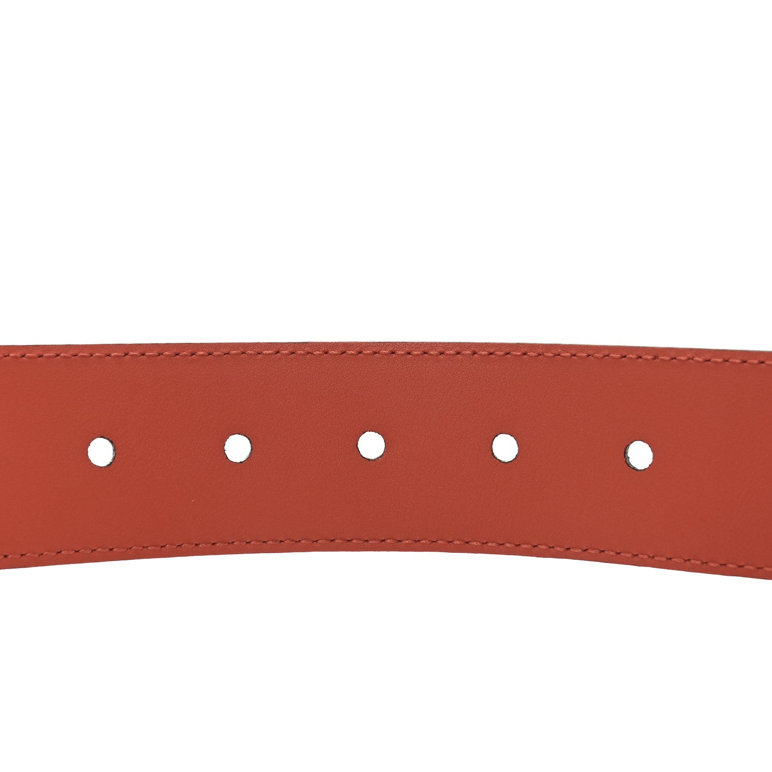 Gucci Soft Microguccissima 40mm Belt 80 32 Sun Orange 4 of 5