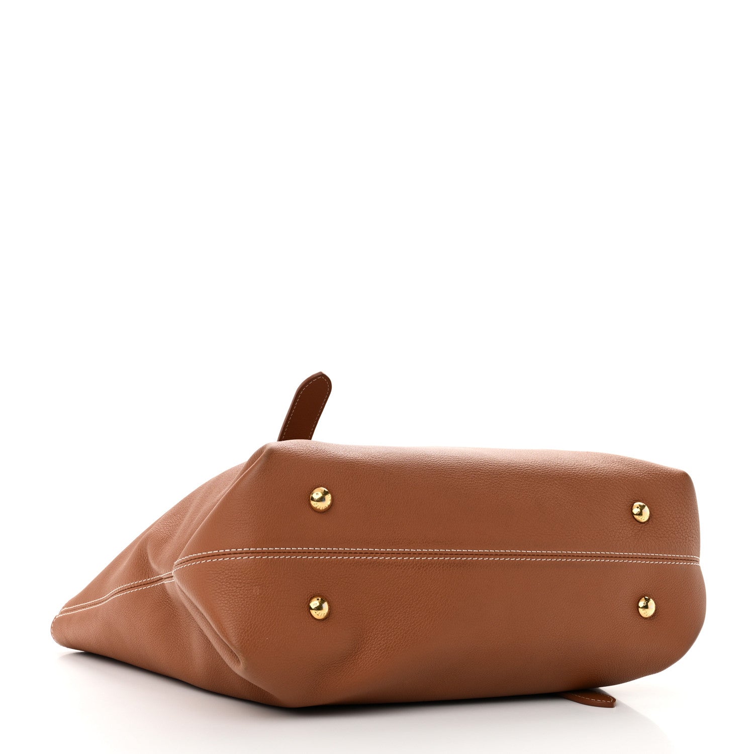 Louis Vuitton Grained Calfskin Low Key Cabas MM Cognac 5 of 11