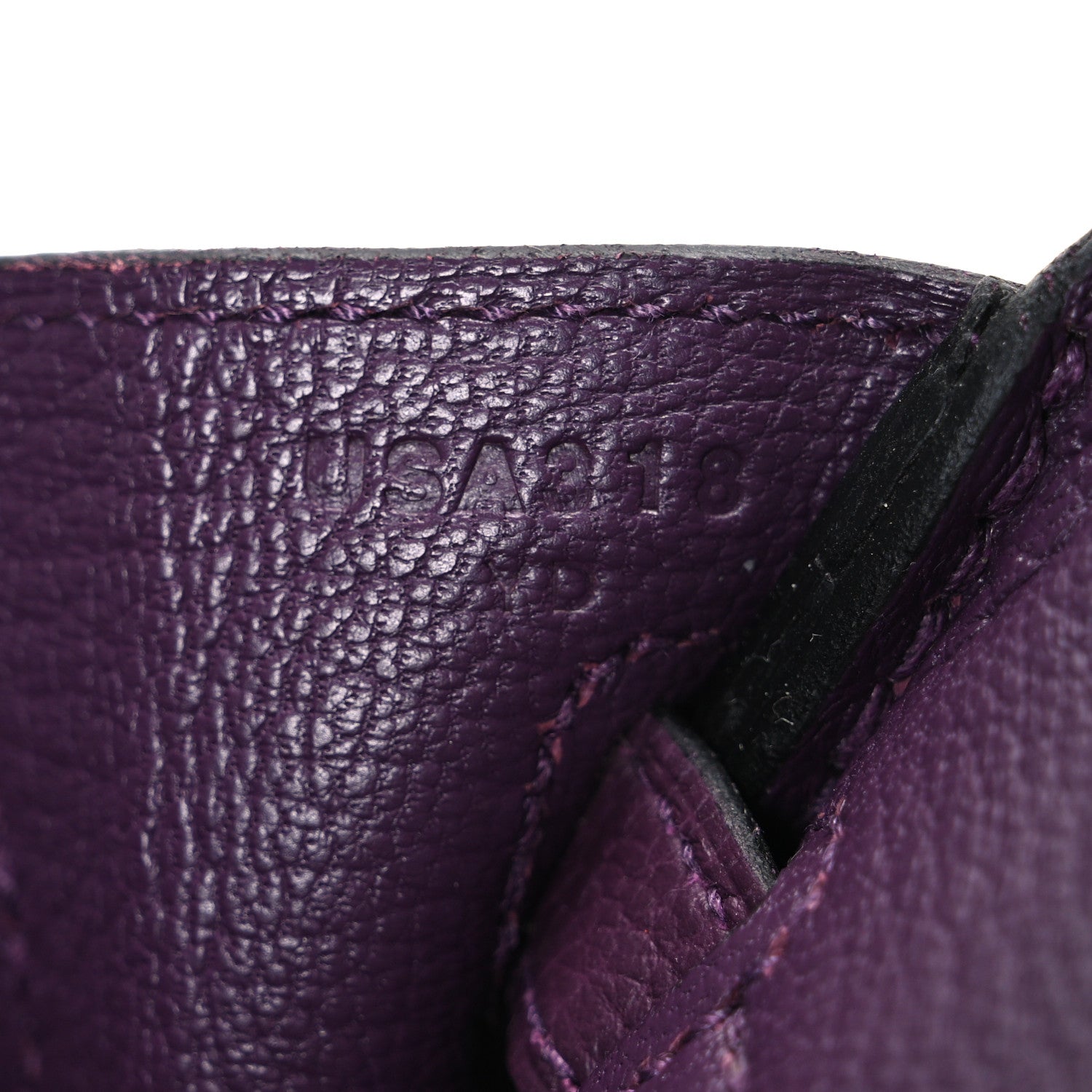 Hermes Togo Birkin 25 Cassis 7 of 10