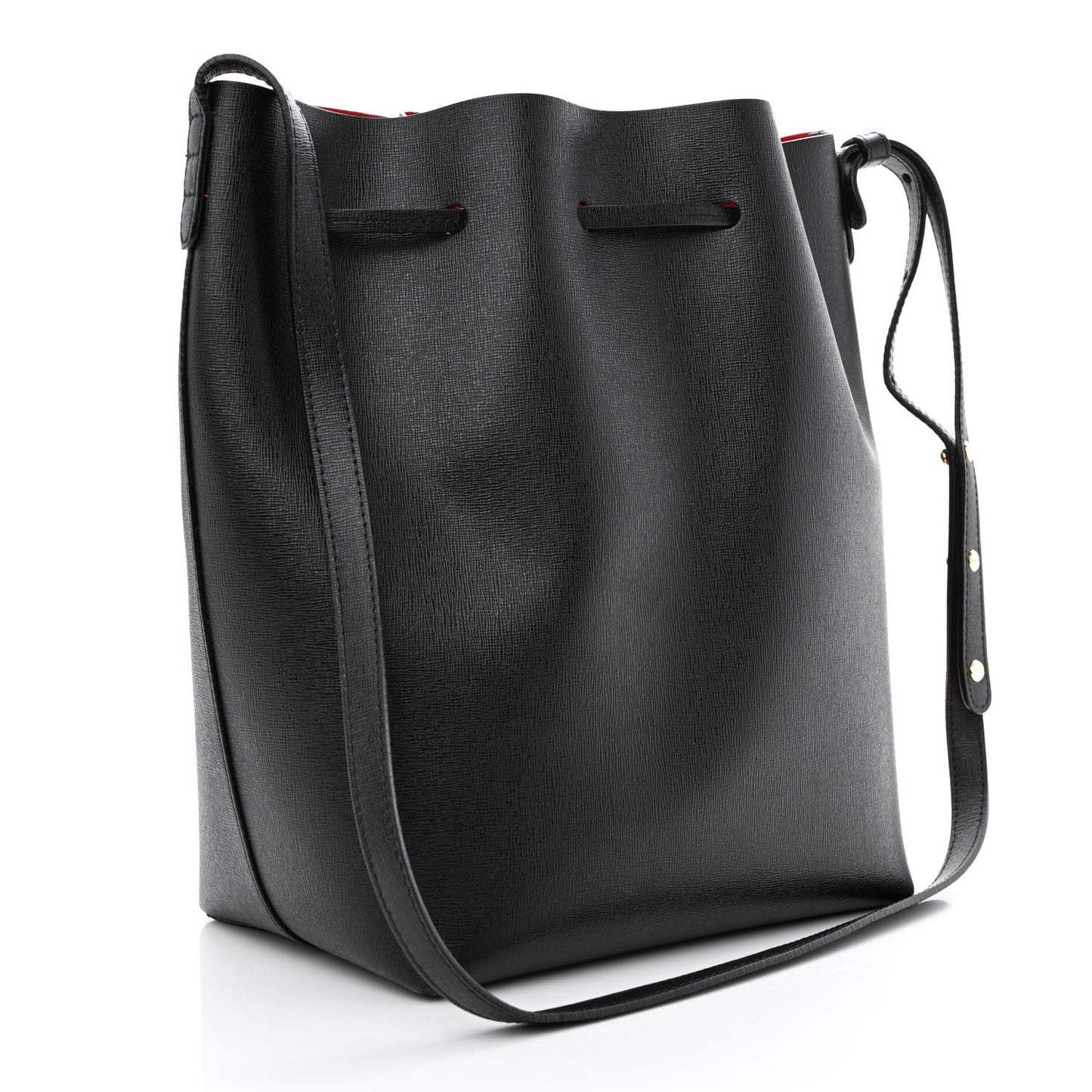 Saffiano Bucket Bag Black Flamma