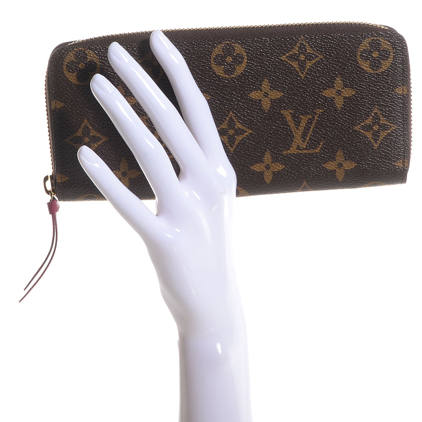 Monogram Clemence Wallet Fuchsia