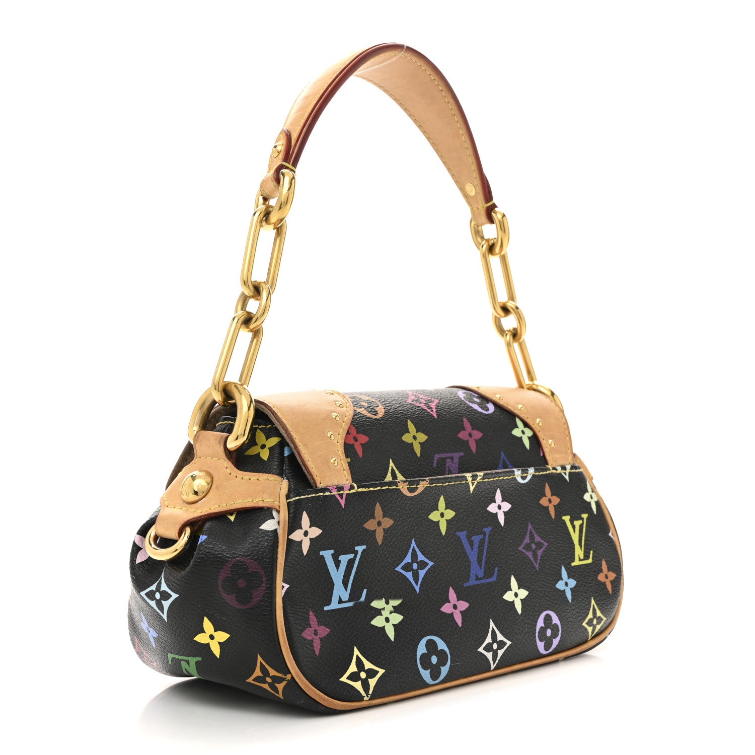 Louis Vuitton Monogram Multicolor Marilyn Black 3 of 14