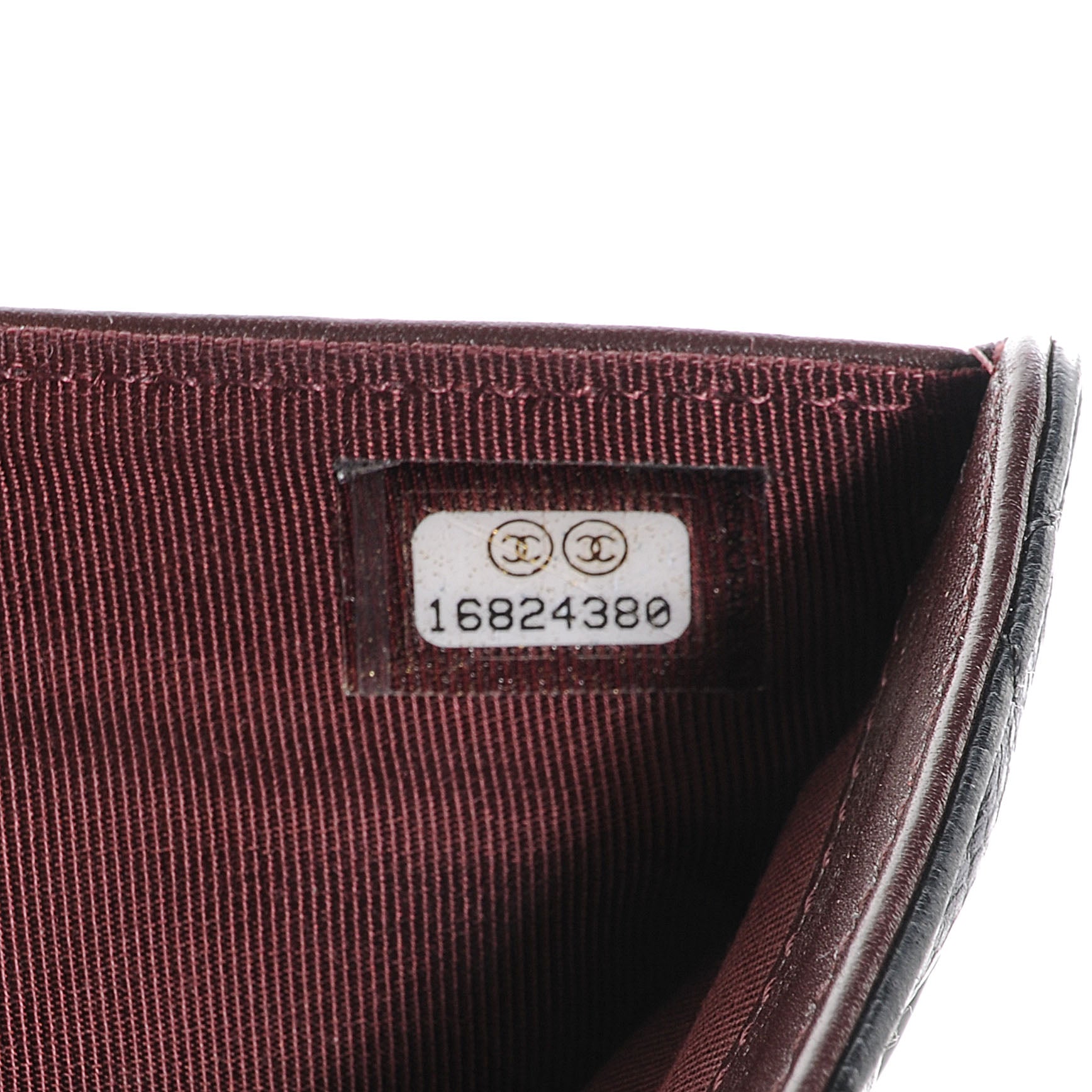 Chanel Caviar Quilted Zip Pocket Wallet Black 9 of 9