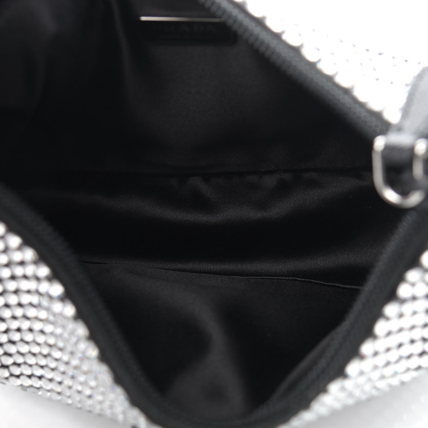 Prada Satin Crystal Mini Re-Edition 2000 Bag Cristal 5 of 9