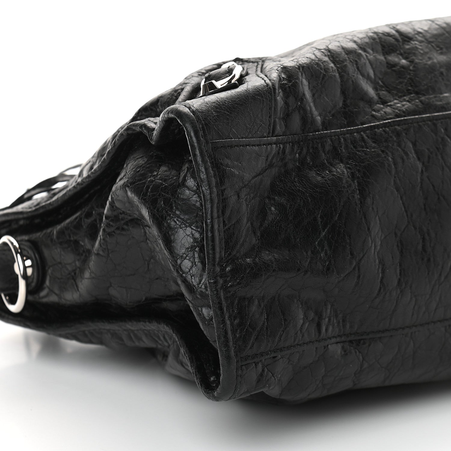 Balenciaga Agneau Classic Silver Hardware City Black 6 of 7