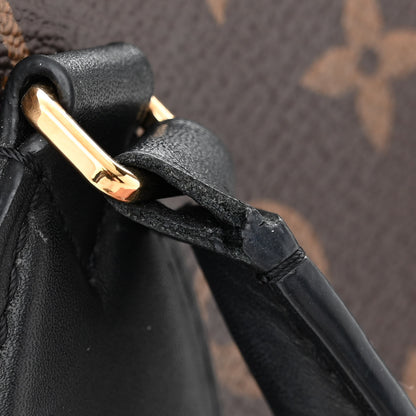 Louis Vuitton Monogram Flower Zipped Tote MM Black 14 of 16