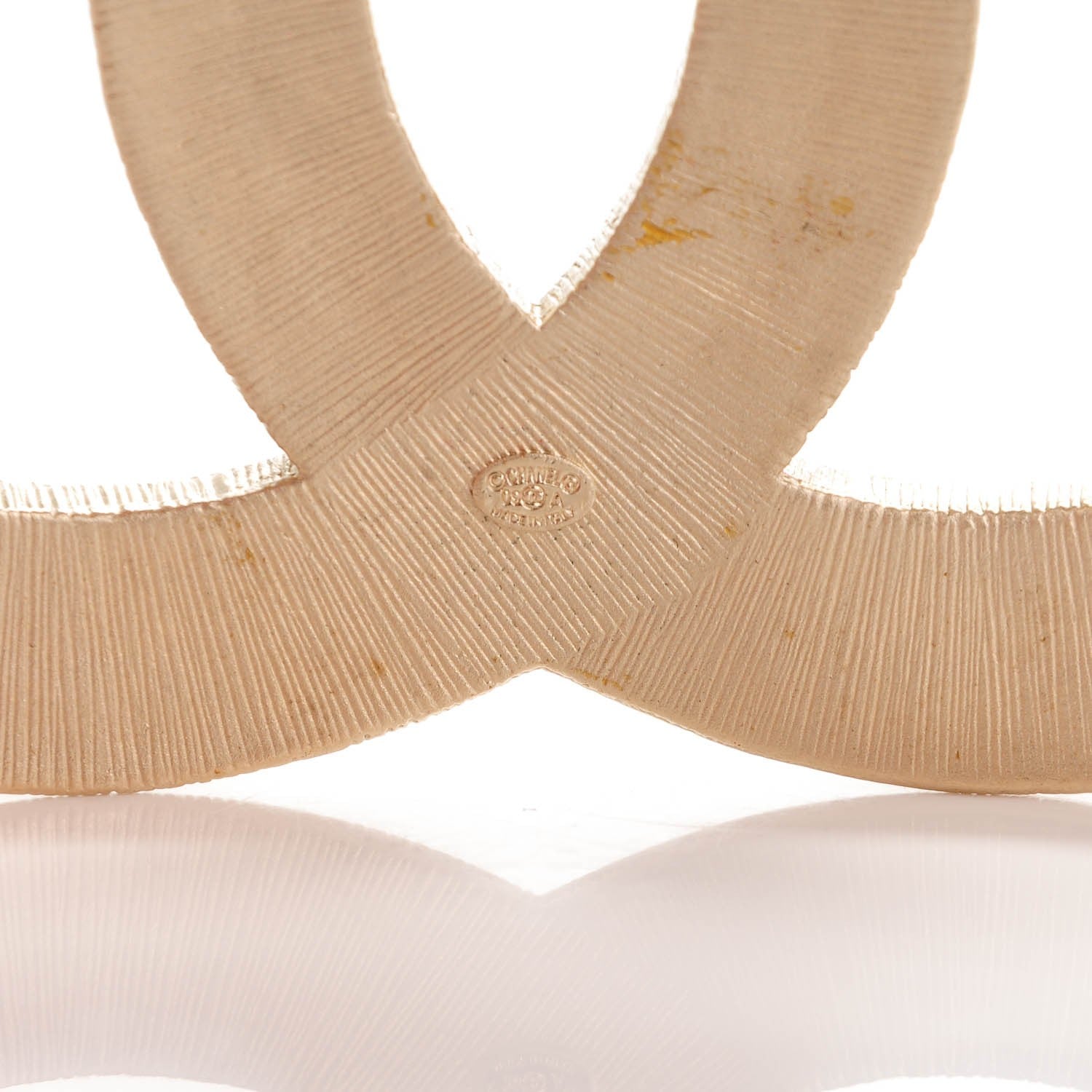Chanel Pearl Large CC Brooch Gold 4 of 5