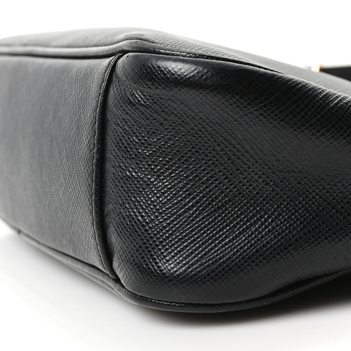 Prada Saffiano Lux Re-Edition 2005 Shoulder Bag Black 10 of 10