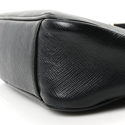 Prada Saffiano Lux Re-Edition 2005 Shoulder Bag Black 10 of 10