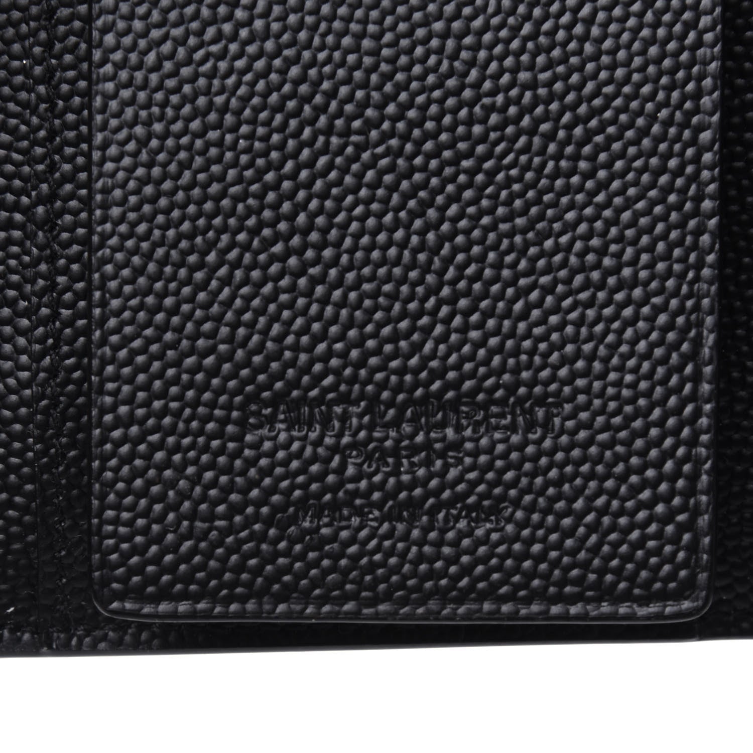 Saint Laurent Grain De Poudre Key Holder Wallet Black 6 of 11