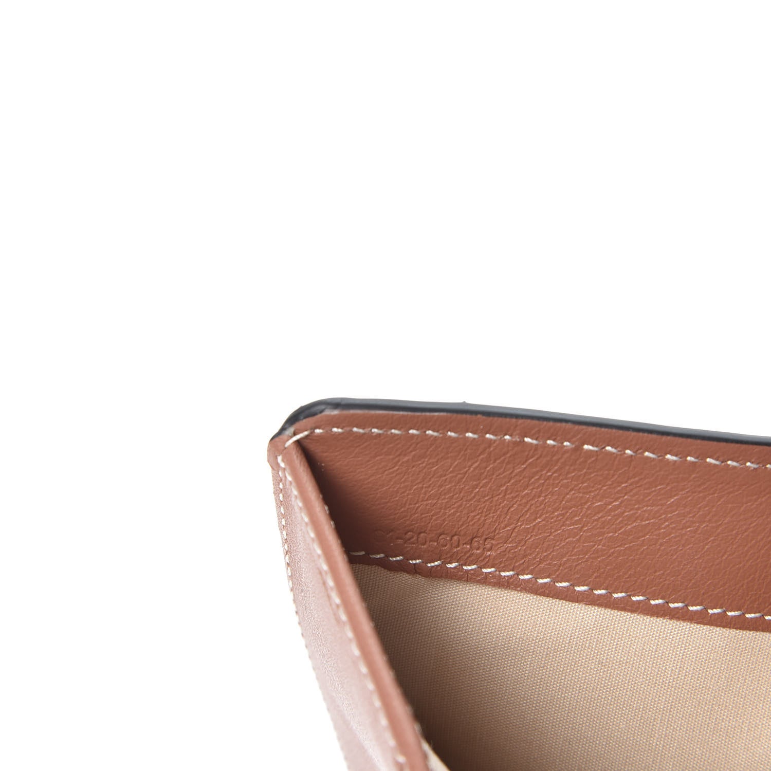 Chloe Smooth Calfskin Small C Tri-Fold Wallet Rusty Pink 9 of 10