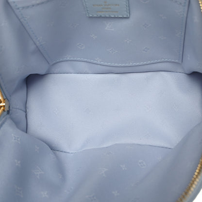 Louis Vuitton Calfskin Bubblegram Alma BB Ice Blue 5 of 8