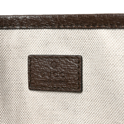 Gucci GG Supreme Monogram Textured Calfskin Medium Ophidia Shoulder Tote Bag Beige Ebony New Acero 6 of 10