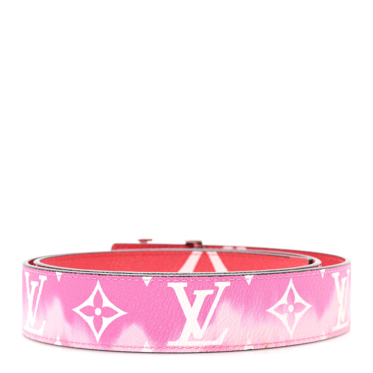 Louis Vuitton Giant Monogram 30mm LV Iconic Reversible 80 32 Belt Rouge 2 of 5