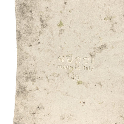 Gucci Metallic Nappa Peggy Platform Sneakers 40 Oro Vecchio 8 of 15