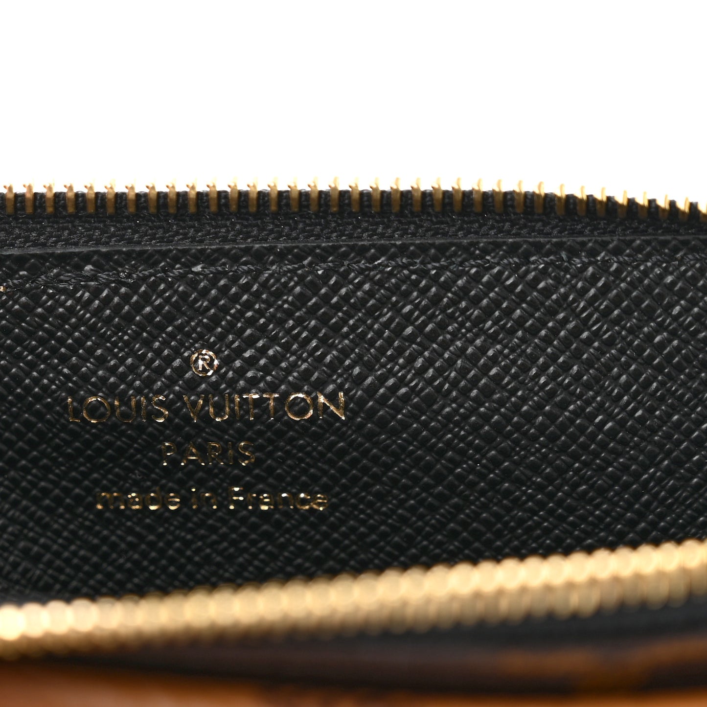 Reverse Monogram Recto Verso Card Holder Brown