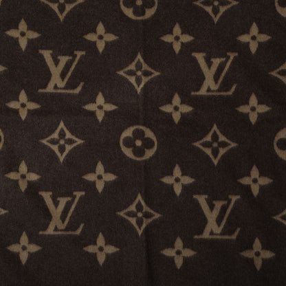 Louis Vuitton Lambswool Angora Monogram Blanket Marron 1 of 5