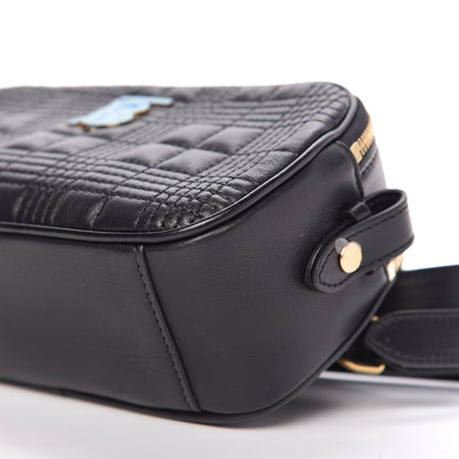 Burberry Lambskin Quilted Camera Bag Black 7 of 9