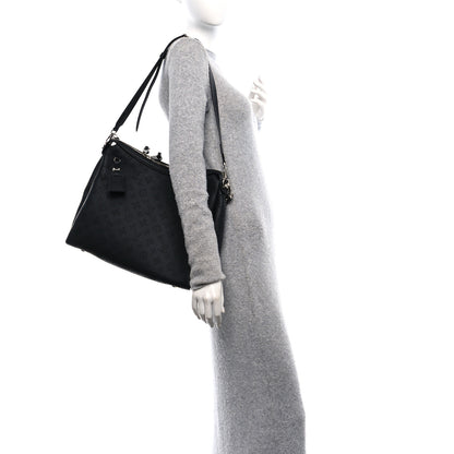 Louis Vuitton Mahina Braided Hand It All MM Black 3 of 10